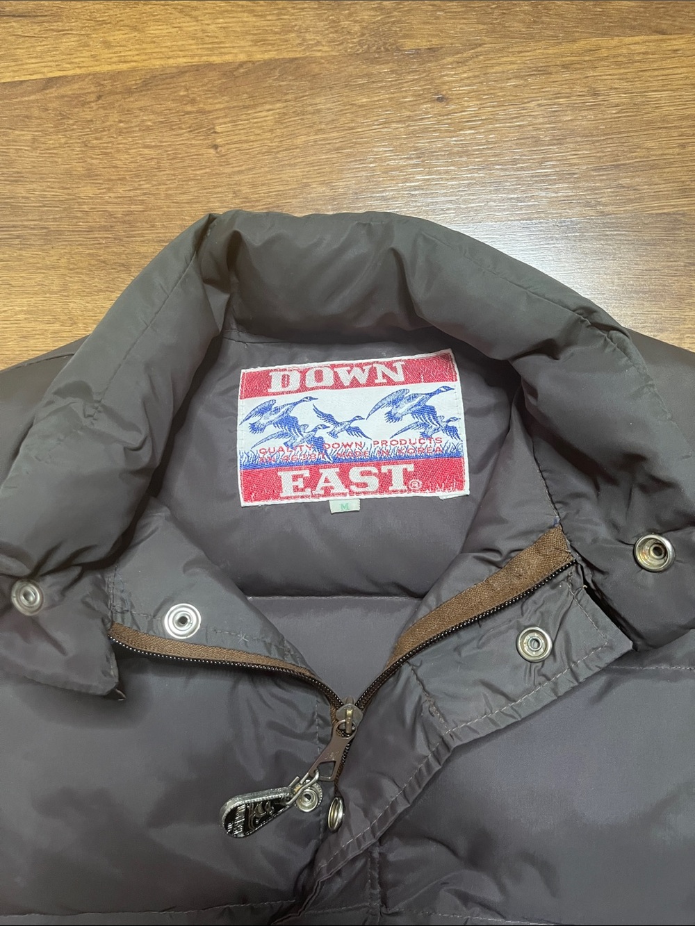Vintage DownEast Puffer Vest Brown Unisex Gorpcore Retro 70’s 80’s Outdoor Med